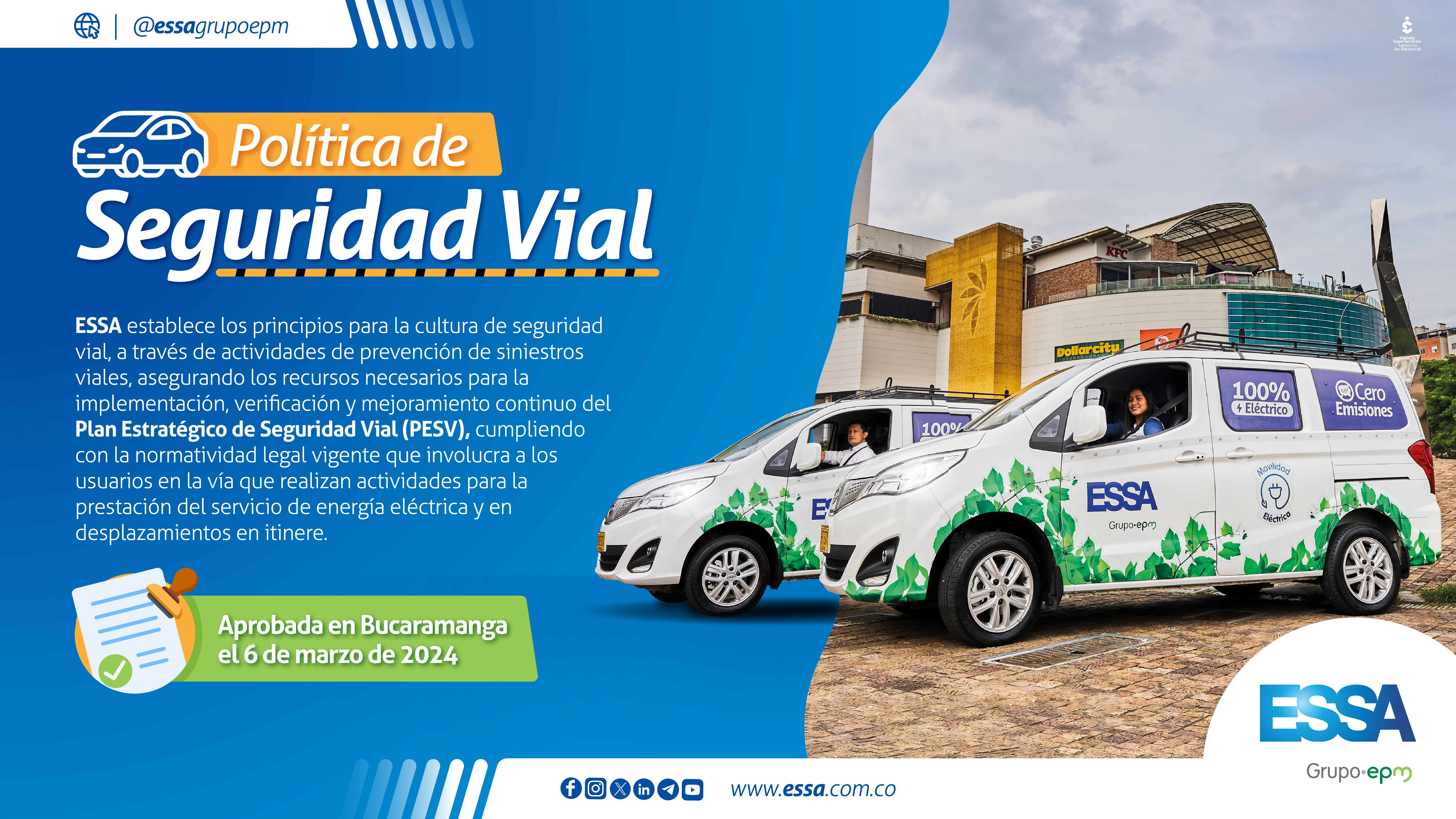 Imagen de la Política de Seguridad Vial Imagen de la Política de Seguridad Vial